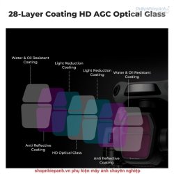 thumbnail Filter K&F concept ND8+ND16+ND32+ND64 for DJI AIR 3S AGC Japanese 28 layers nano HD Glass (SKU.2339) - 1