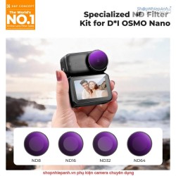 thumbnail Filter K&F concept ND8 ND16 ND32 ND64 for DJI Osmo Nano 28 Multi-Layer Coatings ACG Japanese glass (SKU.2707) - 0