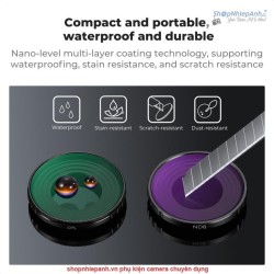 thumbnail Filter K&F concept ND8 ND16 ND32 ND64 for DJI Osmo Nano 28 Multi-Layer Coatings ACG Japanese glass (SKU.2707) - 4