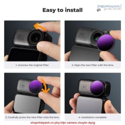 thumbnail Filter K&F concept ND8 ND16 ND32 ND64 for DJI Osmo Nano 28 Multi-Layer Coatings ACG Japanese glass (SKU.2707) - 5