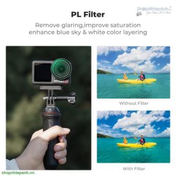 thumbnail Filter K&F concept PL+ND8+ND16+ND32  for Osmo action 3 4 5 pro AGC Japanese 28 layers nano HD Glass(sku.2337V1) - 0