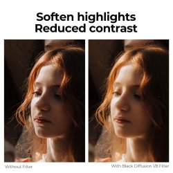 thumbnail Filter K&F concept PRO Black Mist Diffusion 1/1 size 100x100 4x4in (KF01.1845) - 2