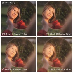 thumbnail Filter K&F concept PRO Black Mist Diffusion 1/2 size 100x100 4x4in (KF01.1844) - 1