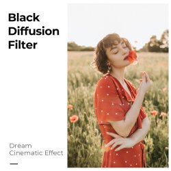 thumbnail Filter K&F concept PRO Black Mist Diffusion 1/2 size 100x100 4x4in (KF01.1844) - 0