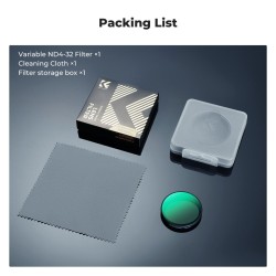thumbnail Filter K&F concept snap on Variable ND4-ND32 (2-5 stops) for Osmo action 6 28-Multi-Layer Coatings ACG Japanese glass (KF12.0055) - 5