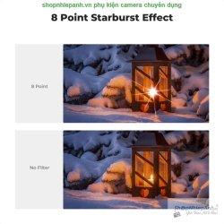 thumbnail Filter K&F concept Star 4/6/8 point starbust effect combo 3 filter 18 Layer Coating 82mm (sku.2135v1) - 3