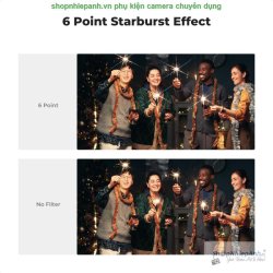 thumbnail Filter K&F concept Star 4/6/8 point starbust effect combo 3 filter 18 Layer Coating 82mm (sku.2135v1) - 2