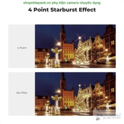 thumbnail Filter K&F concept Star 4/6/8 point starbust effect combo 3 filter 18 Layer Coating 82mm (sku.2135v1) - 1