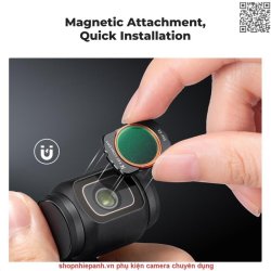 thumbnail FIlter K&F concept Star 6 cross for DJI Osmo pocket 3 AGC Japanese 28 layers nano HD Glass (kf01.2701) - 0