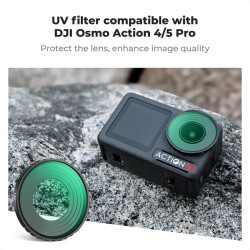 thumbnail Filter K&F concept UV for Osmo action 3/4/5 pro AGC Japanese 28 layers nano HD Glass (KF01.2874) - 0