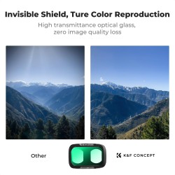 thumbnail Filter K&F concept UV for DJI Osmo Pocket 4P 28-Multi-Layer Coatings AGC Japanese glass (kf0103.0314.0010) - 1