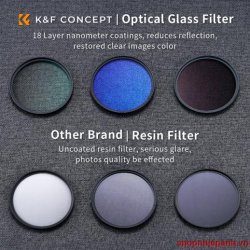 thumbnail Filter K&F concept UV HMC 46mm NANO-C - 6