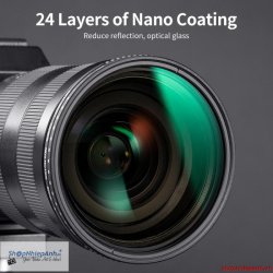 thumbnail Filter K&F concept Nano-D Variable ND3-ND1000 52MM (1.5-10 Stops) 24 Multi Layer Coatings Japanese AGC Glass - 1
