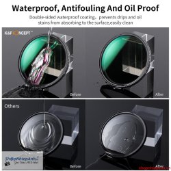 thumbnail Filter K&F concept Nano-D Variable ND3-ND1000 55MM (1.5-10 Stops) 24 Multi-Layer Coatings Japanese AGC Glass - 3