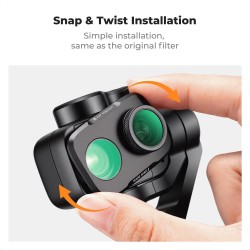 thumbnail Filter K&F concept Wide Angle lens for DJI Osmo Pocket 4P 28-Multi-Layer Coating AGC Japanese glass Aluminum Frame (KF0103.0502.0030) - 0