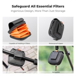 thumbnail Filter Kit 5in1 GND8 + ND8 + ND64 + ND1000 + nam châm Magnetic Adapter Ring 5 in 1 Quick Swap System Nano-Xcel Series 82mm (sku.1929) - 4