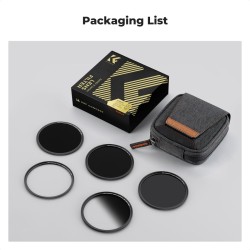thumbnail Filter Kit 5in1 GND8 + ND8 + ND64 + ND1000 + nam châm Magnetic Adapter Ring 5 in 1 Quick Swap System Nano-Xcel Series 82mm (sku.1929) - 5