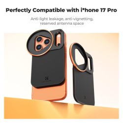 thumbnail Filter Mount Adapter size 58mm K&F concept magnetic for Iphone 17 Pro Max (kf15.0022) - 2