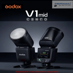 thumbnail Flash Godox V1 mid C for Canon - 5