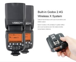 thumbnail Flash Godox V860II TTL for Nikon (Kèm Pin Và Sạc) - 0