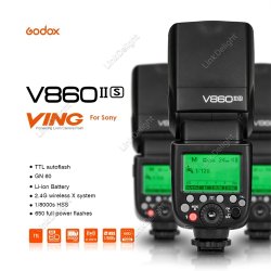 thumbnail Flash Godox V860II TTL for Sony (Kèm Pin Và Sạc) - 0