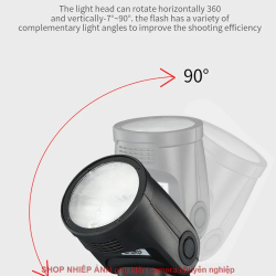 thumbnail Flash Triopo R1 HSS TTL 76Ws for canon/nikon - 4