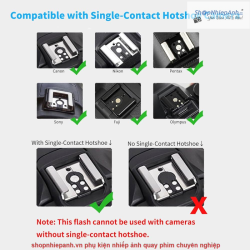 thumbnail Flash Ulanzi F12 mini for all camera kèm tản sáng - 7