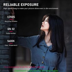 thumbnail Flash Ulanzi F32 for camera universal - 4