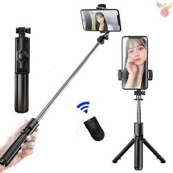 thumbnail Gậy selfie tripod S03 bluetooth smartphone - 0