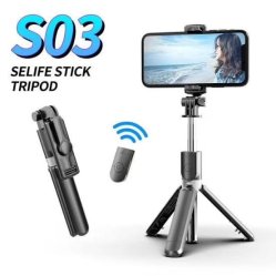 thumbnail Gậy selfie tripod S03 bluetooth smartphone