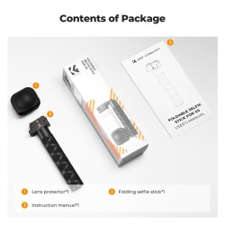 thumbnail Gậy tàng hình nam châm thao tác nhanh tương thích Insta360 X5 K&F concept KF12.0001V1 - 4