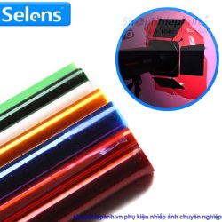 thumbnail Gel màu Selens cao cấp cho đèn flash led studio