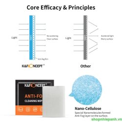 thumbnail Giấy lau K&F concept anti-fog chuyên chống sương mờ (10 tờ) - 2