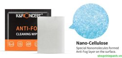 thumbnail Giấy lau K&F concept anti-fog chuyên chống sương mờ (10 tờ)