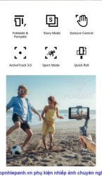 thumbnail Gimbal Osmo mobile 3 COMBO version - 4