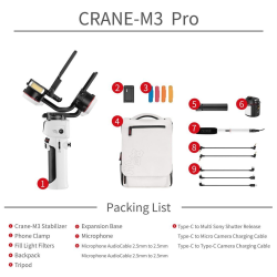 thumbnail Gimbal Zhiyun Crane M3 bản PRO