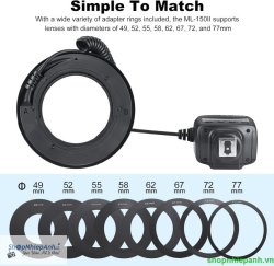 thumbnail Godox ML-150II Macro Ring Flash Light - 1