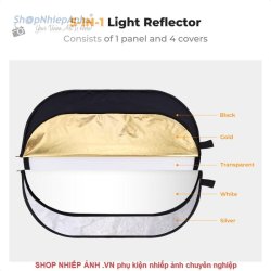 thumbnail Hắt sáng bầu dục 5in1 100x150 hiệu K&F concept cao cấp - 2