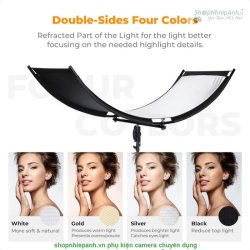 thumbnail Hắt sáng cong 60x180 4 mặt màu K&F concept (KF18.0012) - 1