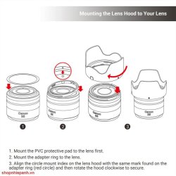 thumbnail Hood JJC for Canon RF35mm F1.8 MACRO IS STM (LH-RF35F18) - 10