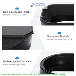 thumbnail Hood JJC LH-JX35F14 for fujifilm XF 35mm F1.4 R - 2