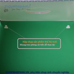 thumbnail Hộp chụp sản phẩm 40cm  2 dây đèn LED chỉnh công suất thế hệ mới - 6