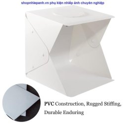 thumbnail Hộp chụp sản phẩm 40cm  2 dây đèn LED chỉnh công suất thế hệ mới - 3
