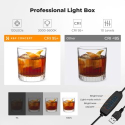 thumbnail Hộp chụp sản phẩm K&F concept 30cm KF34.058 - 4