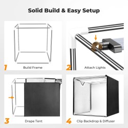 thumbnail Hộp chụp sản phẩm K&F concept 60cm KF34.061eu - 2