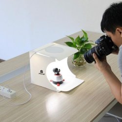 thumbnail Hộp chụp sản phẩm 20cm có đèn LED phiên bản mới - 0