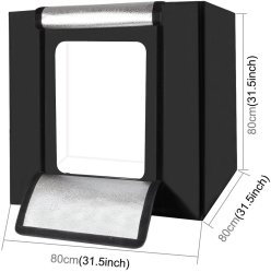 thumbnail Hộp chụp sản phẩm Puluz 80cm có đèn LED