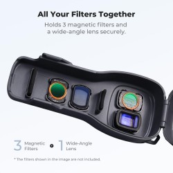thumbnail Hộp cứng bảo vệ DJI Osmo pocket 3 4 đa năng tích hợp khung nam châm filter (KF20.0024) - 0