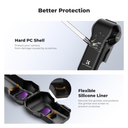 thumbnail Hộp cứng bảo vệ DJI Osmo pocket 3 4 đa năng tích hợp khung nam châm filter (KF20.0025) - 0