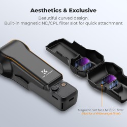 thumbnail Hộp cứng bảo vệ DJI Osmo pocket 3 4 đa năng tích hợp khung nam châm filter (KF20.0025) - 2